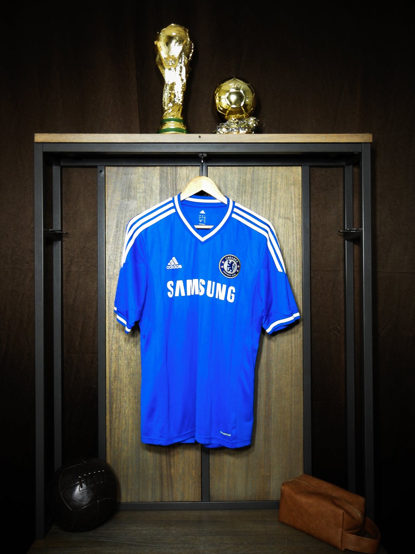 Chelsea 2013/14 Home Jersey – Torres #9 – Large – Blue Adidas Shirt (MPN: Z27633)