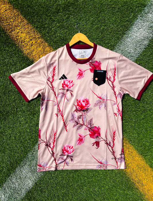 Japan 2024–2025 Cherry Blossom Special Edition Jersey – Sakura Floral Celebration Kit - Five Of Cups Official