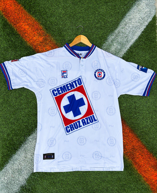 Cruz Azul 1997 Away Jersey – White – Invierno Champions Edition