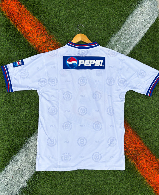 Cruz Azul 1997 Away Jersey – White – Invierno Champions Edition