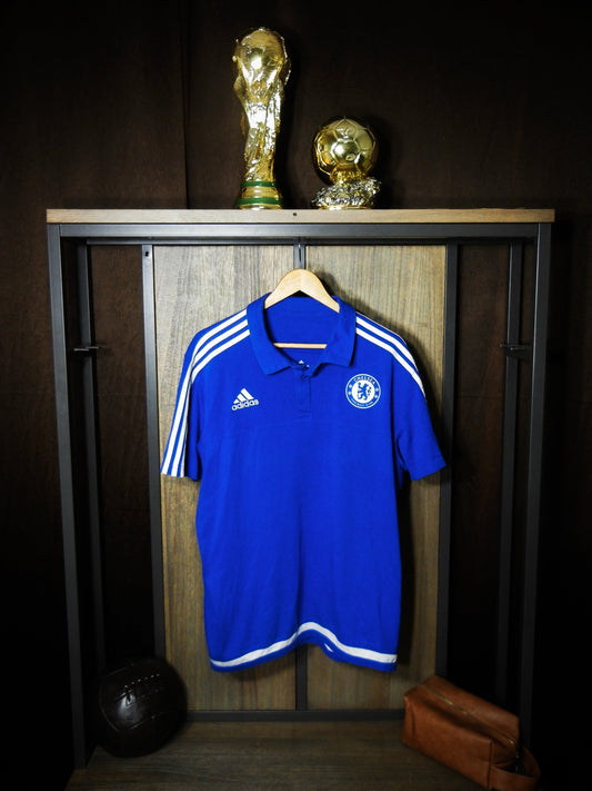 Chelsea 2015/16 adidas Polo Shirt – Size XL – Blue Training Casualwear (MPN: S12058)