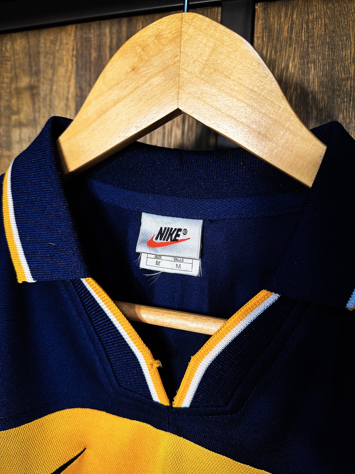 Boca Juniors 1998/99 Home Jersey – Youth M – Classic Blue & Yellow Shirt – Excellent Condition