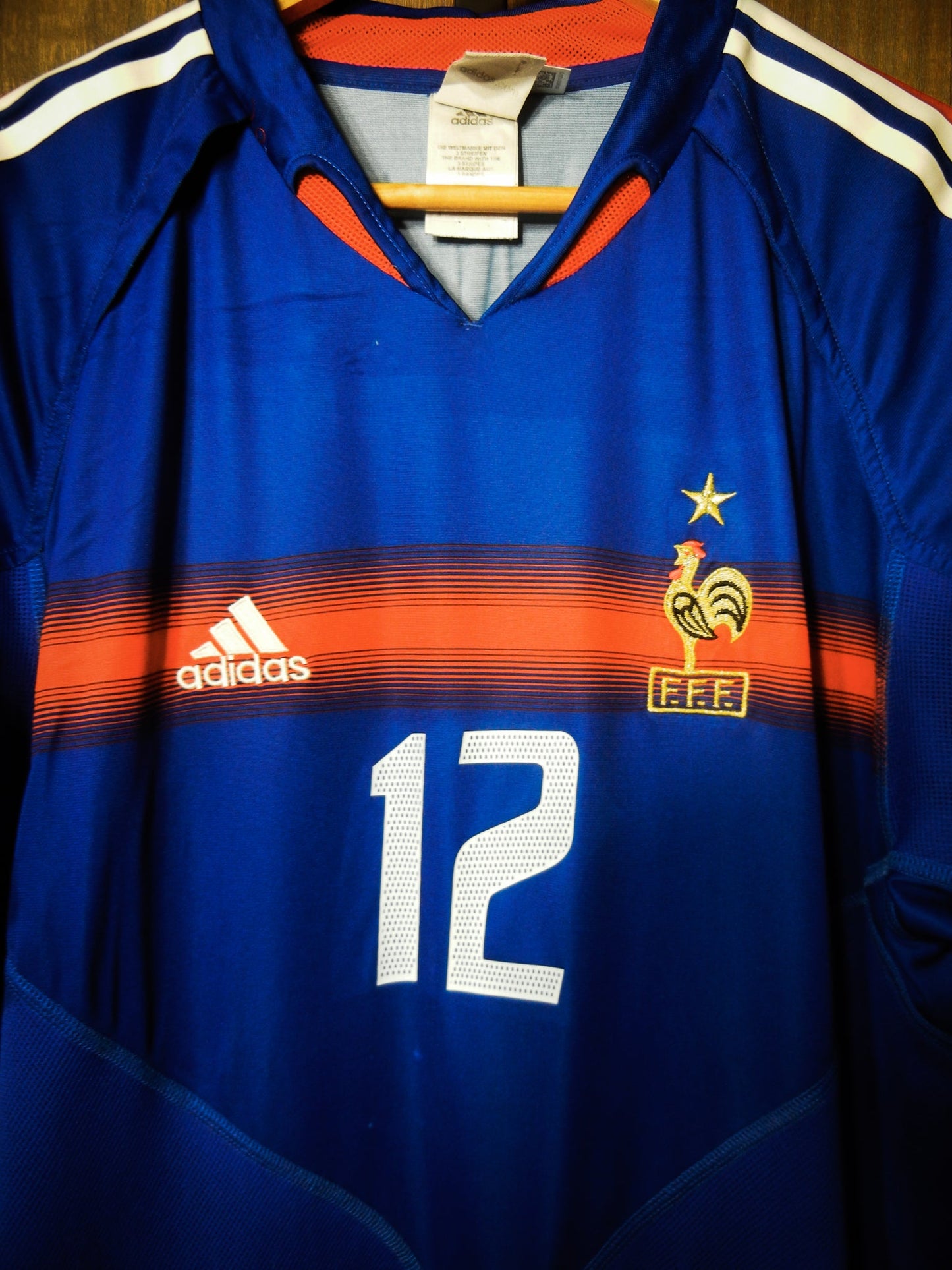 France 2004/06 Home Jersey – Henry #12 – Size XL – Blue Adidas Shirt – (MPN: 641768)