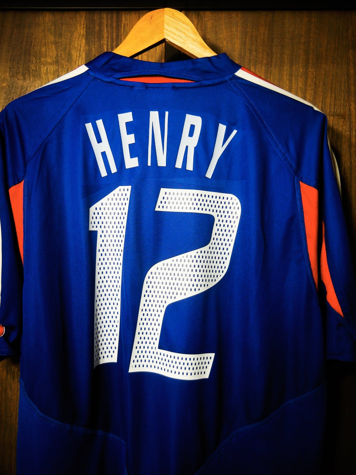 France 2004/06 Home Jersey – Henry #12 – Size XL – Blue Adidas Shirt – (MPN: 641768)