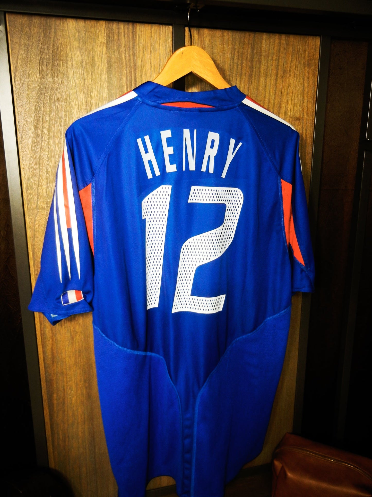 France 2004/06 Home Jersey – Henry #12 – Size XL – Blue Adidas Shirt – (MPN: 641768)