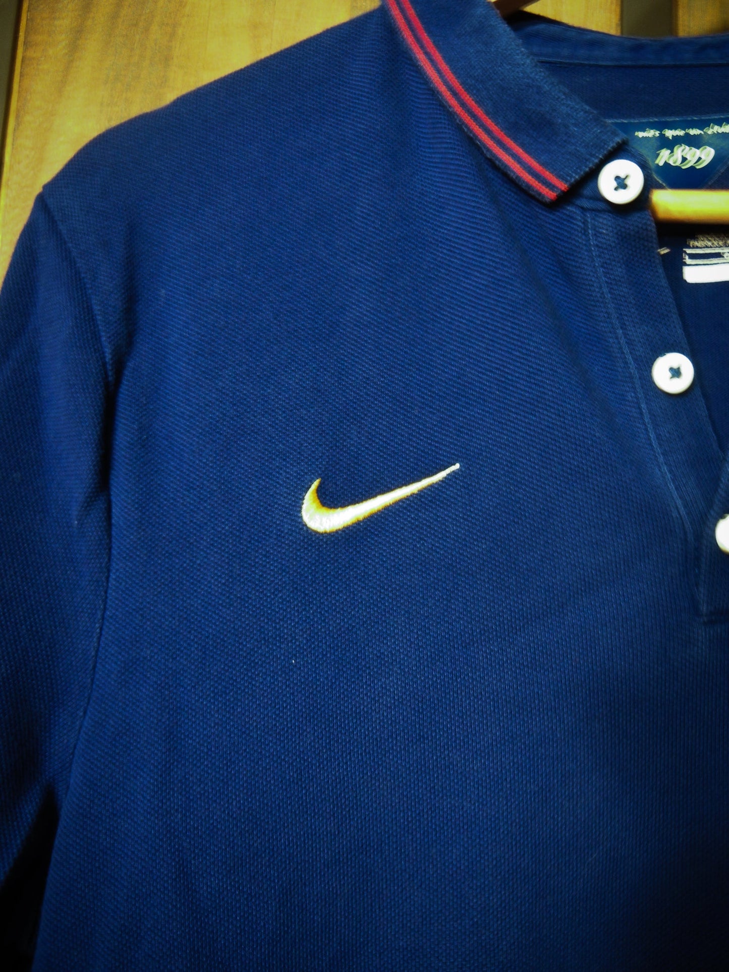 Barcelona 2014/15 Polo Shirt – Size L – Blue Nike Club Top – (MPN: 607638-424)