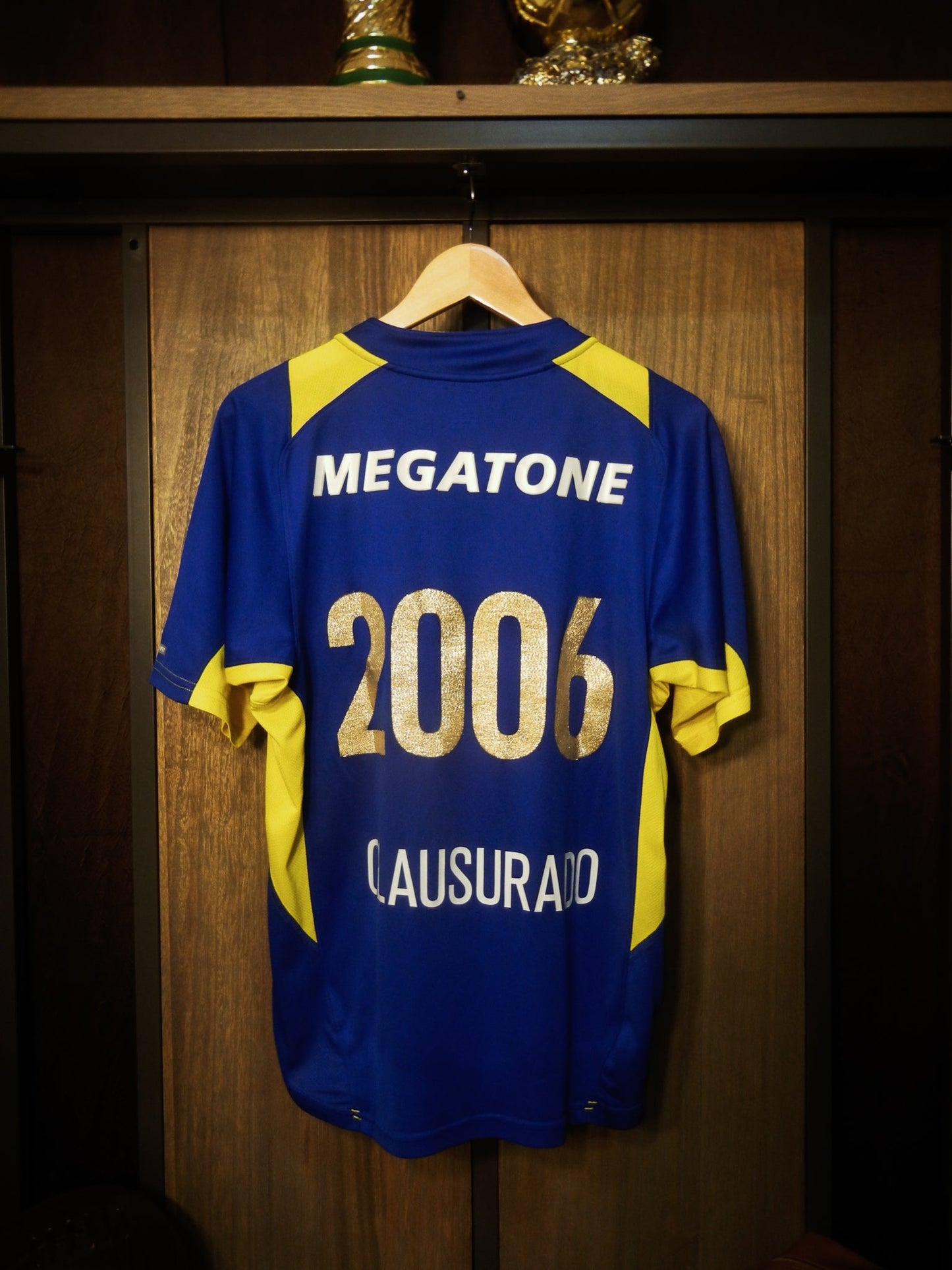 Boca Juniors 2006 Home Jersey (Clausura Special Edition) – Size M – Blue & Yellow Nike Shirt (MPN: 198013)