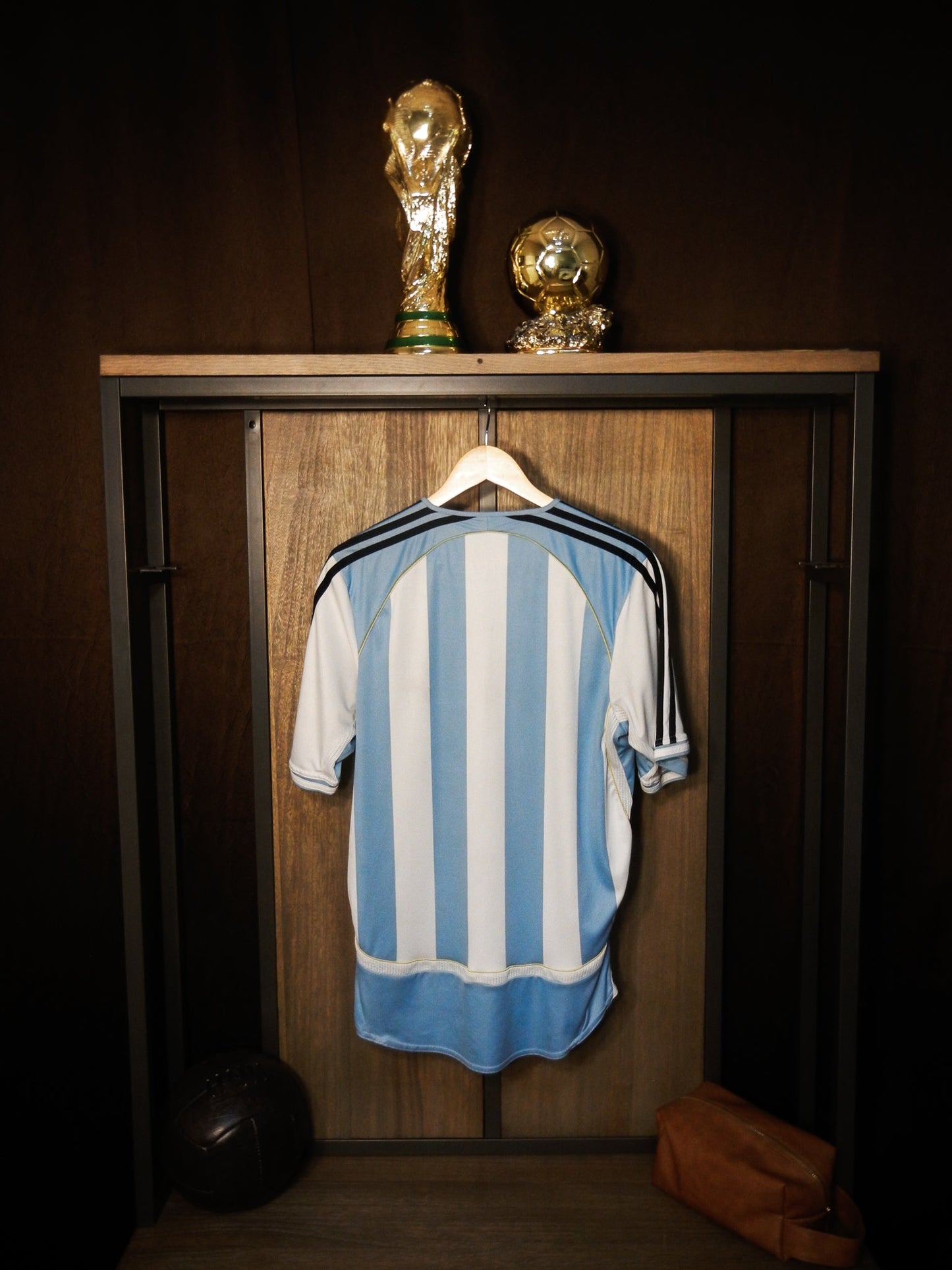 Argentina 2006 Home Jersey – Size M – Blue & White Adidas Shirt (MPN: N/A)
