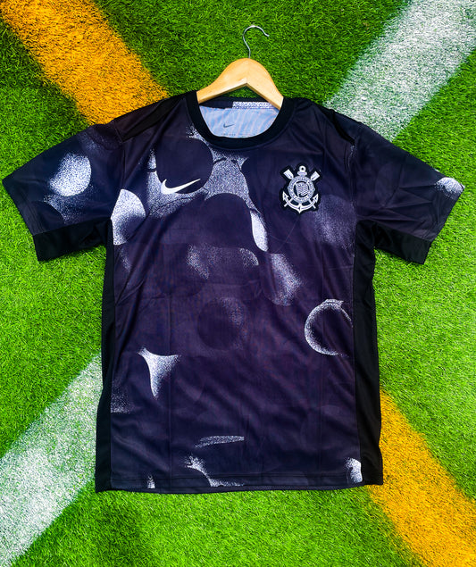 Corinthians 2024/2025 Black Training Jersey – Nike Performance Edition