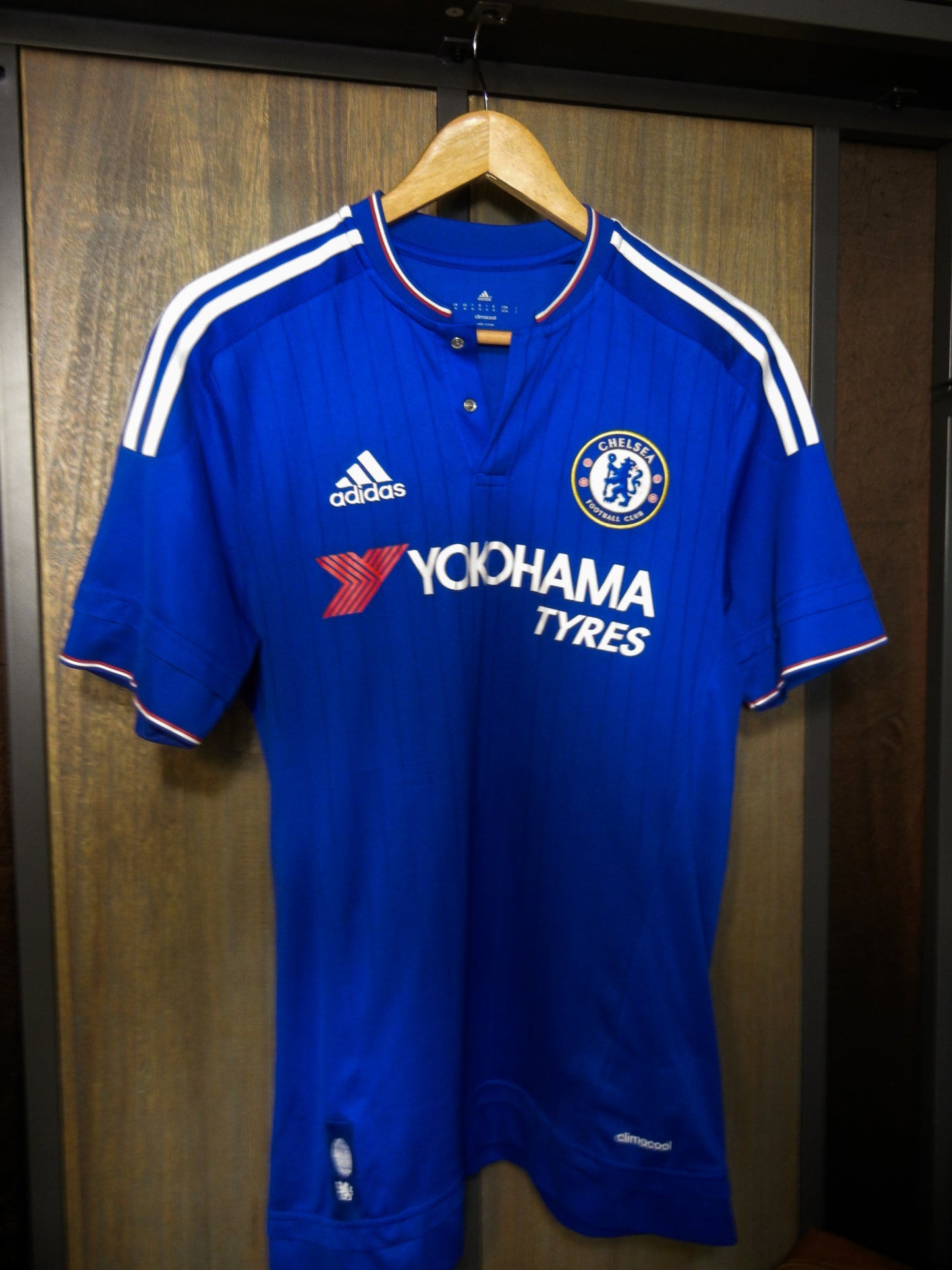 Chelsea 2015/16 Home Jersey – Eden Hazard #10 – Size M – Blue Adidas Shirt – (MPN: AH5104)