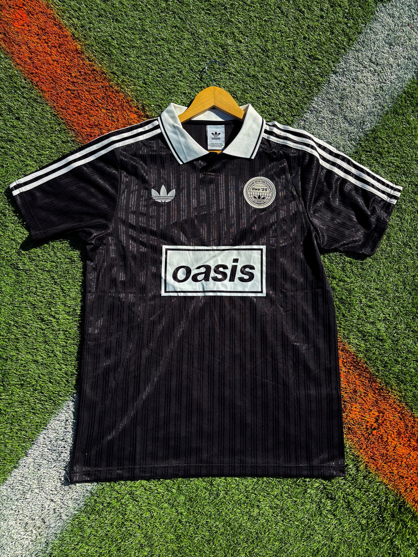 Oasis 2025 Tour Official Adidas Jersey – Limited Edition Black