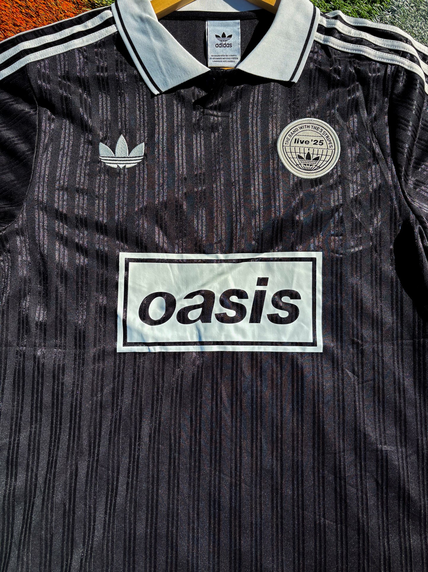 Oasis 2025 Tour Official Adidas Jersey – Limited Edition Black