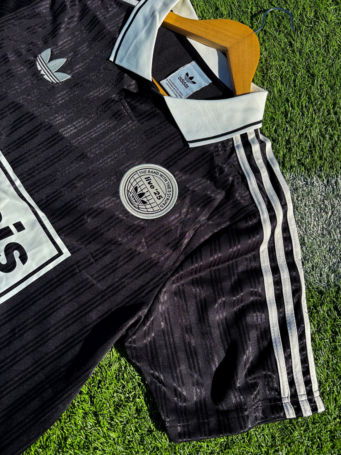 Oasis 2025 Tour Official Adidas Jersey – Limited Edition Black