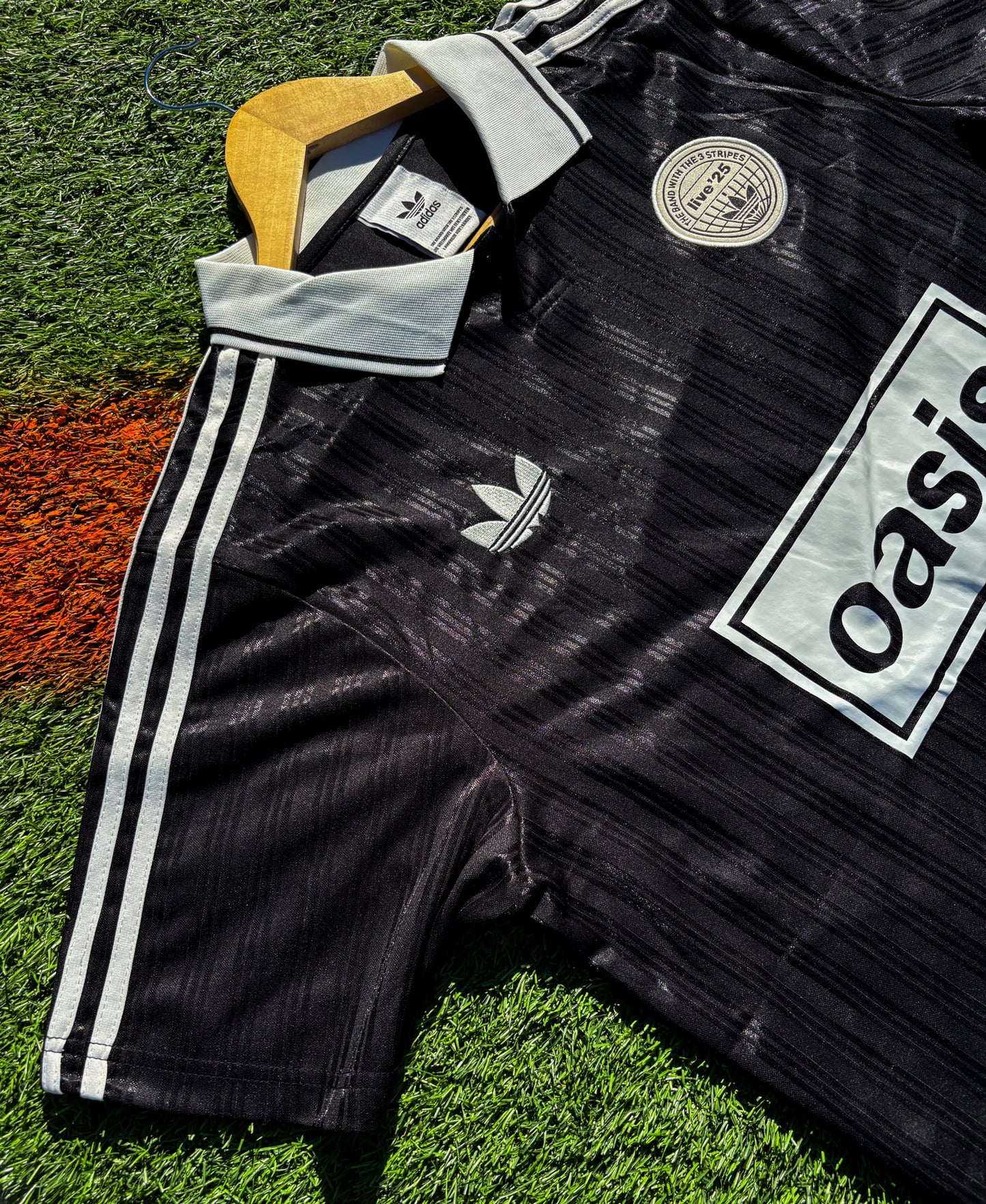 Oasis 2025 Tour Official Adidas Jersey – Limited Edition Black