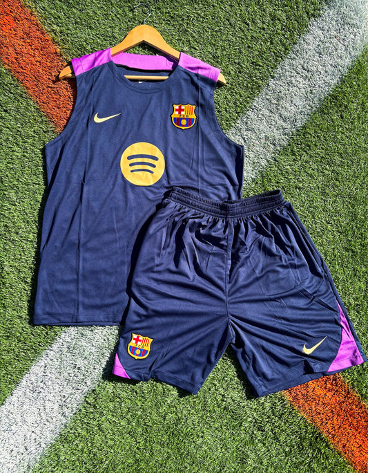 FC Barcelona 2025/26 Purple Training Kit – Nike Performance Set (Top & Shorts)