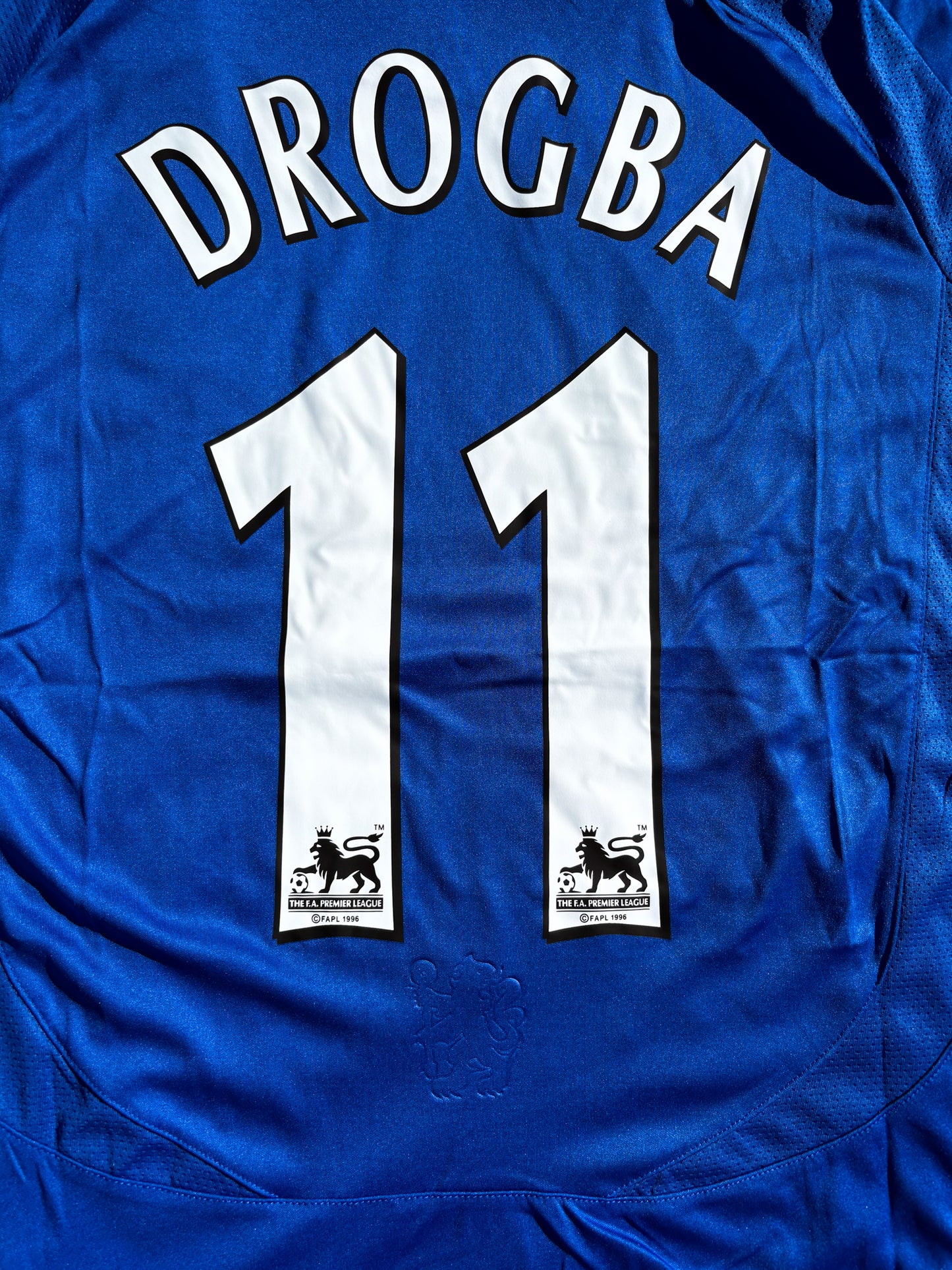 Chelsea 2006–2007 Champions League Home Jersey – Didier Drogba #11 – Adidas CL Edition