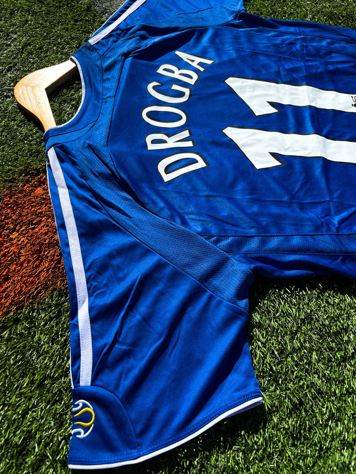 Chelsea 2006–2007 Champions League Home Jersey – Didier Drogba #11 – Adidas CL Edition