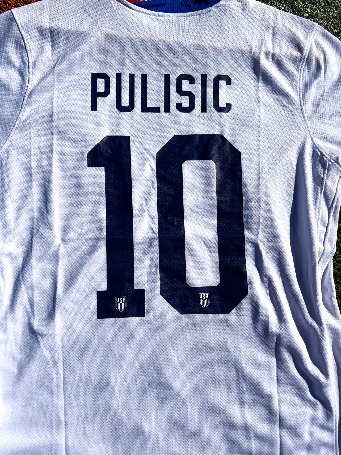 USA 2024 Home Jersey Pulisic 10- Modern Nike Soccer Jersey