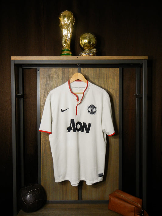 Manchester United 2012/13 Away Jersey – Wayne Rooney #10 – Size XL – White Nike Shirt (MPN: 479281-105)