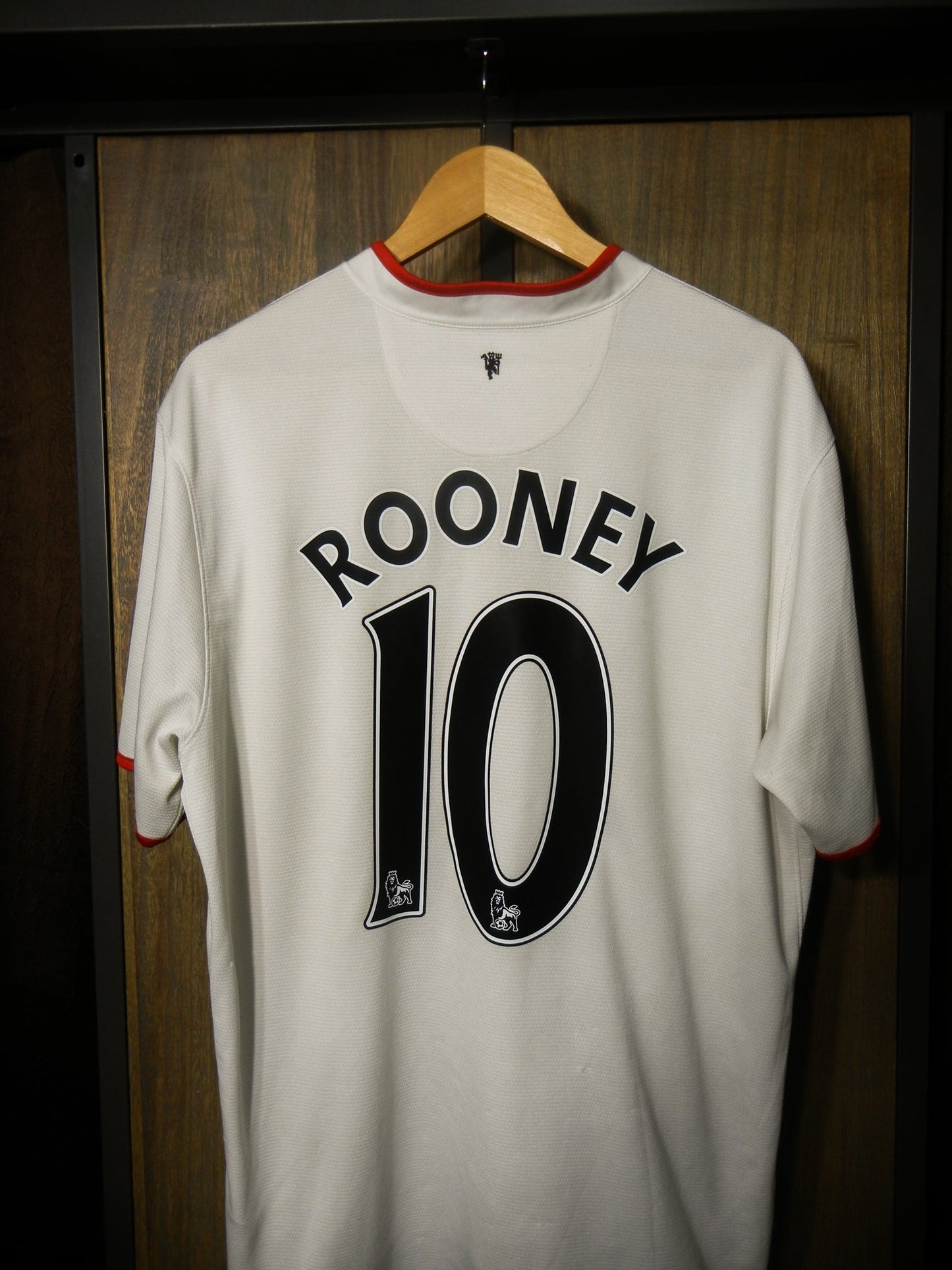 Manchester United 2012/13 Away Jersey – Wayne Rooney #10 – Size XL – White Nike Shirt (MPN: 479281-105)