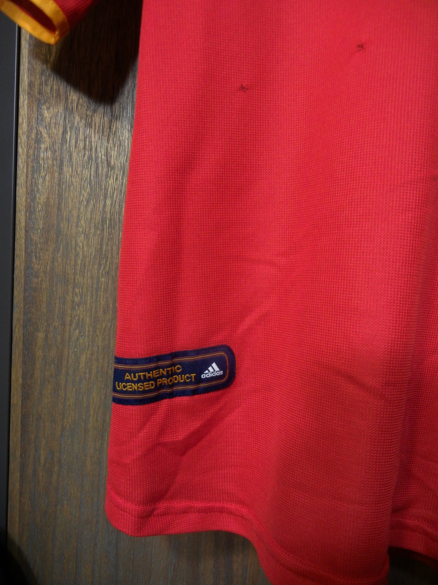 Spain 1999–2002 Home Jersey – Raúl #10 – Large – Red Adidas Shirt (MPN: 647200)