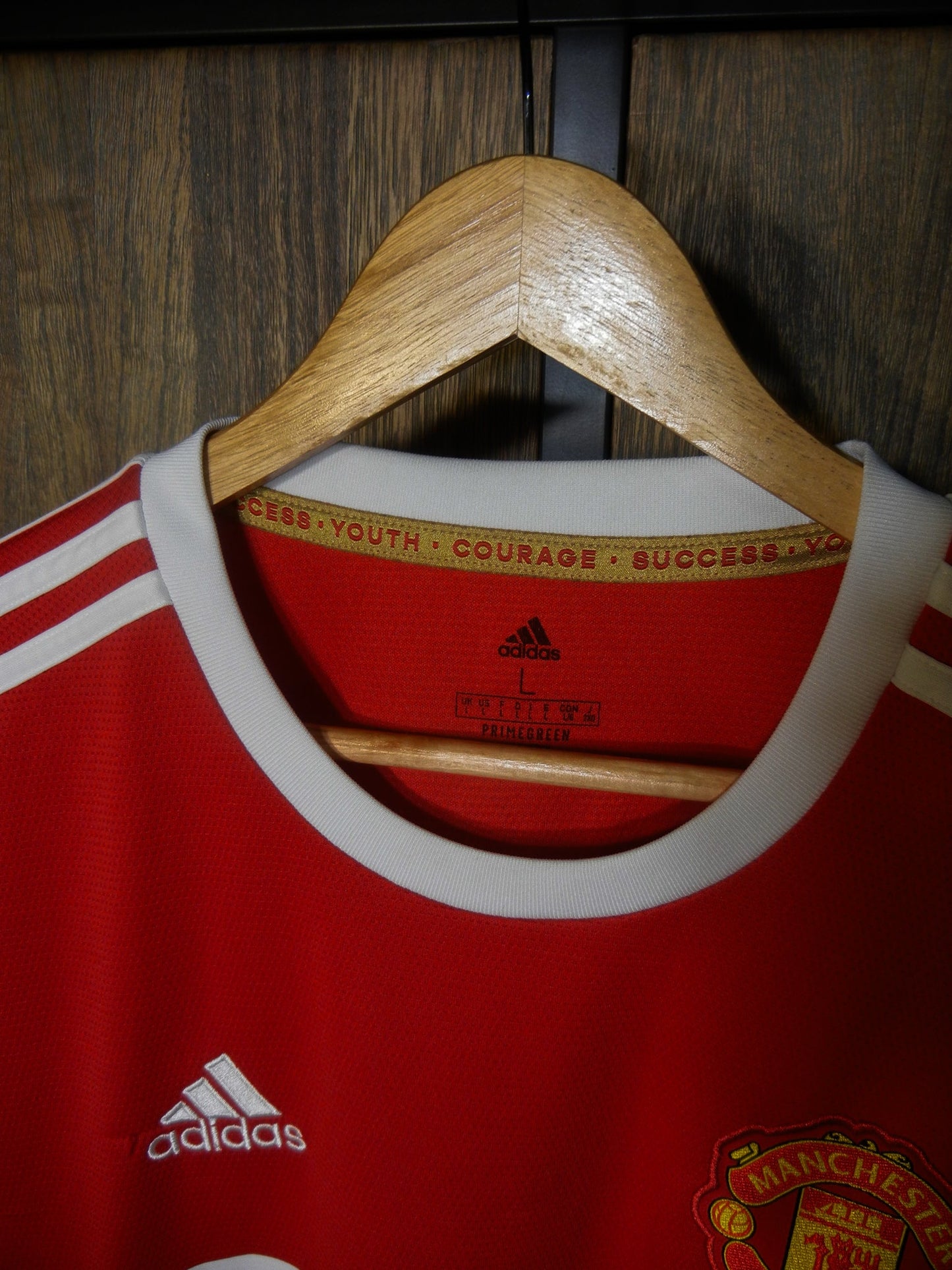 Manchester United 2021/22 Home Jersey – Cristiano Ronaldo #7 – Large – Red Adidas Shirt (MPN: H31447)