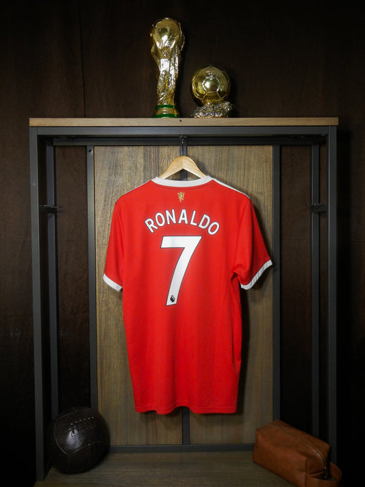 Manchester United 2021/22 Home Jersey – Cristiano Ronaldo #7 – Large – Red Adidas Shirt (MPN: H31447)