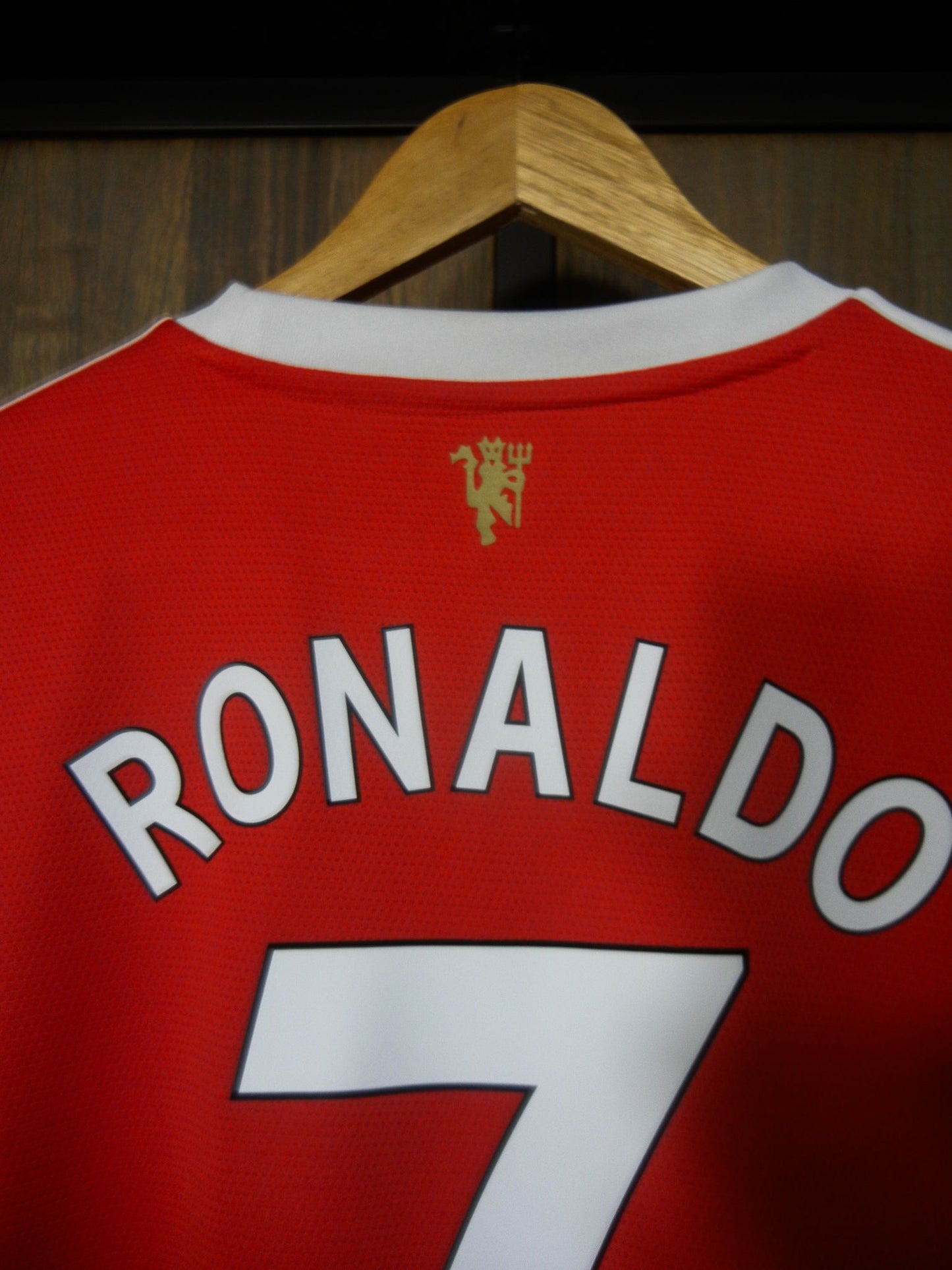 Manchester United 2021/22 Home Jersey – Cristiano Ronaldo #7 – Large – Red Adidas Shirt (MPN: H31447)