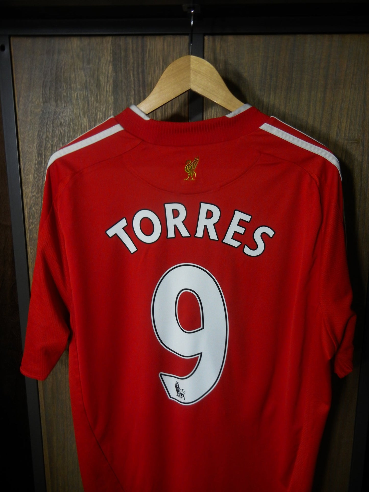 Liverpool 2008–2010 Home Jersey – Fernando Torres #9 – XL – Red Adidas Shirt (MPN: 313214)
