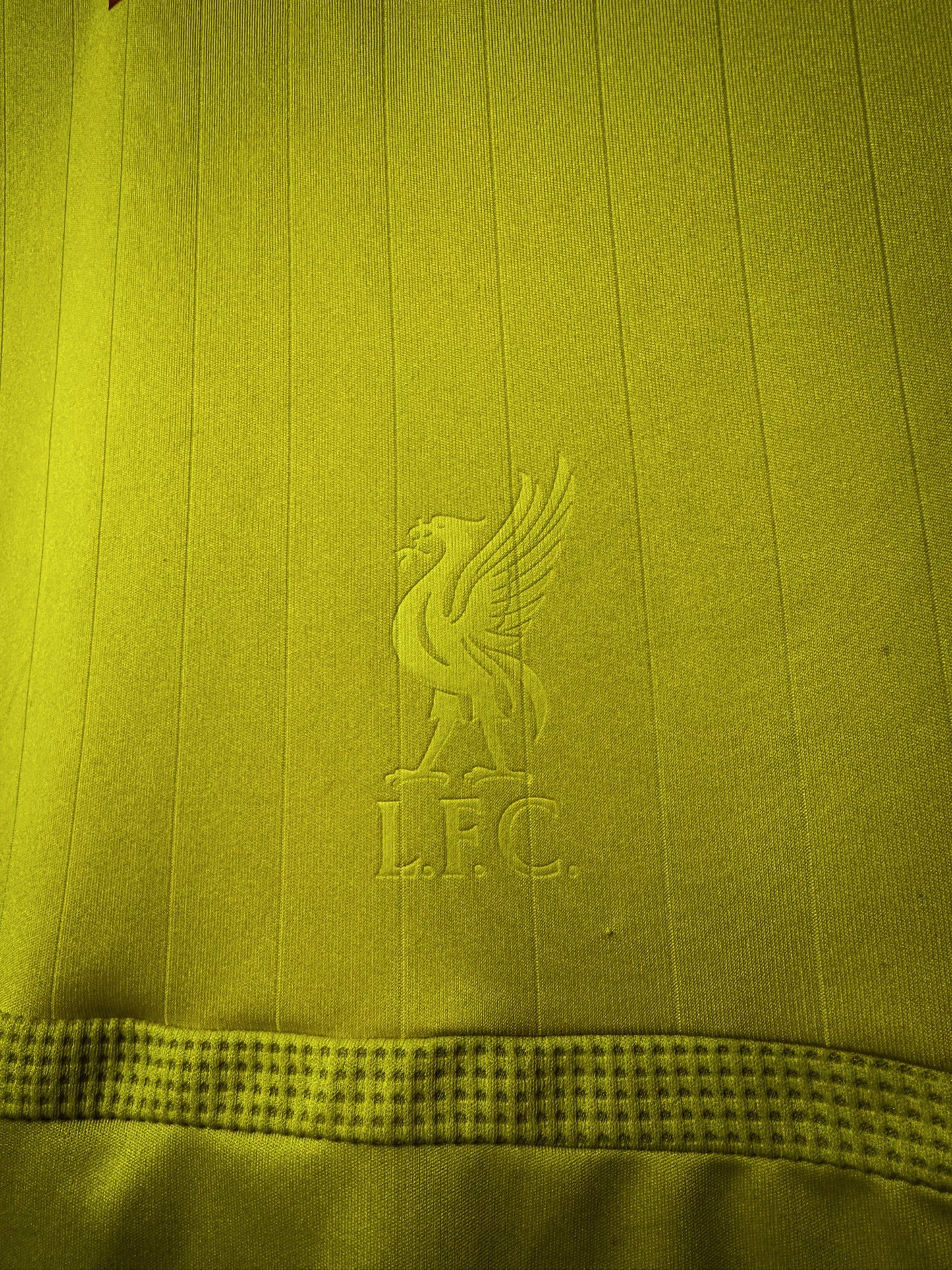 Liverpool 2006/07 Away Jersey – Xabi Alonso #14 – Large – Yellow Adidas Shirt (MPN:053306)