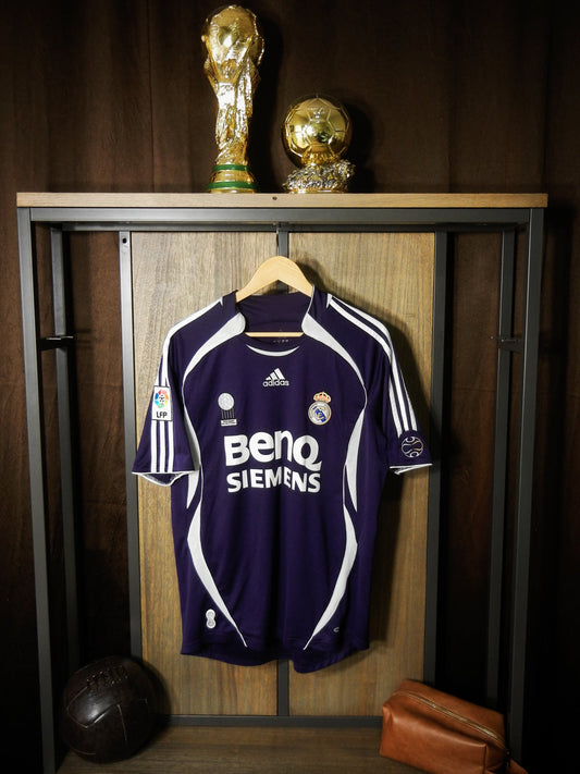 Real Madrid 2006/07 Third Jersey – Ronaldo #9 – Medium – Purple Adidas Shirt (MPN:055226)