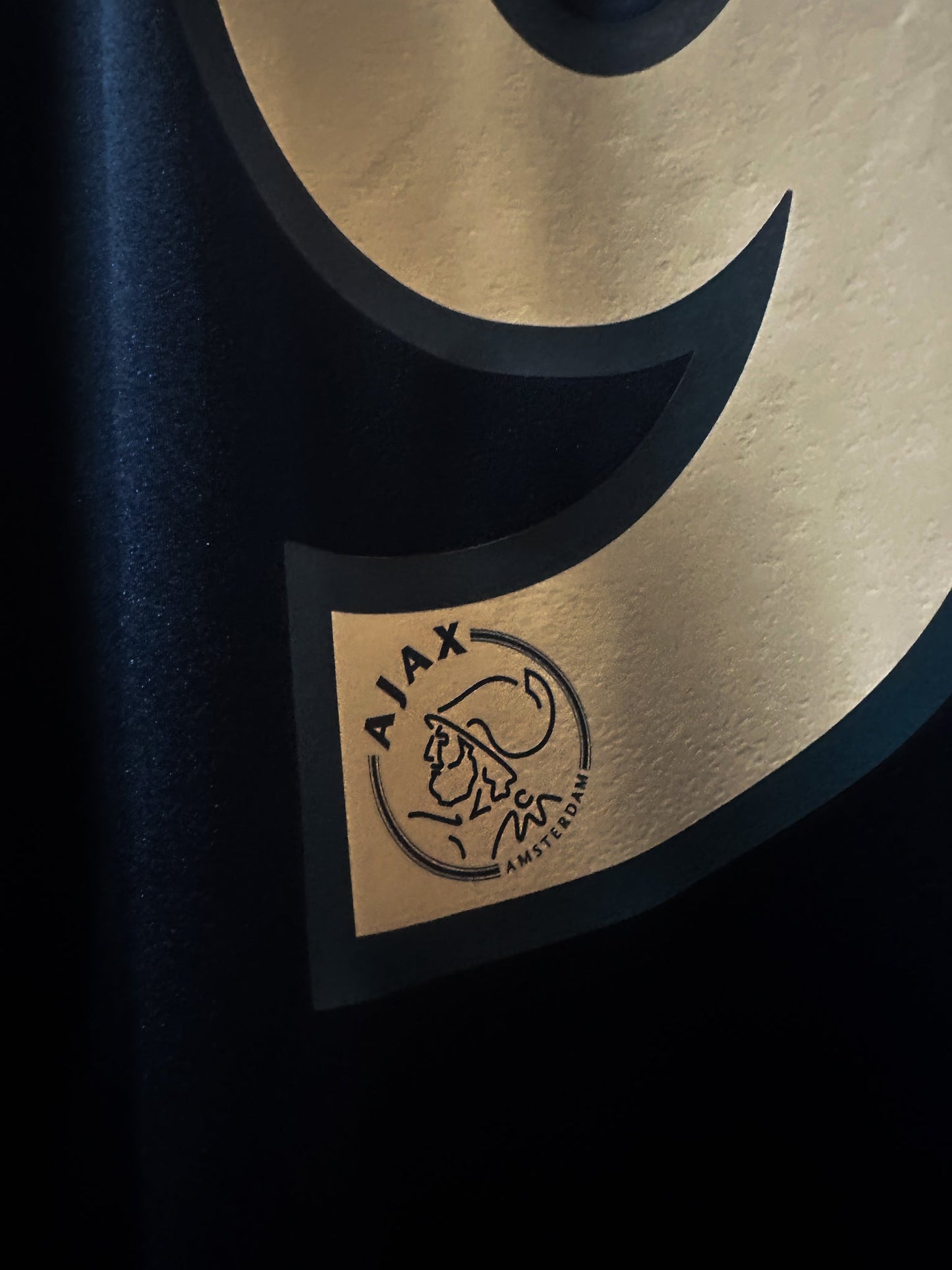 Ajax 2003/04 Away Jersey – Zlatan Ibrahimović #9 – XL – Navy Blue Adidas Shirt (MPN: N/A)