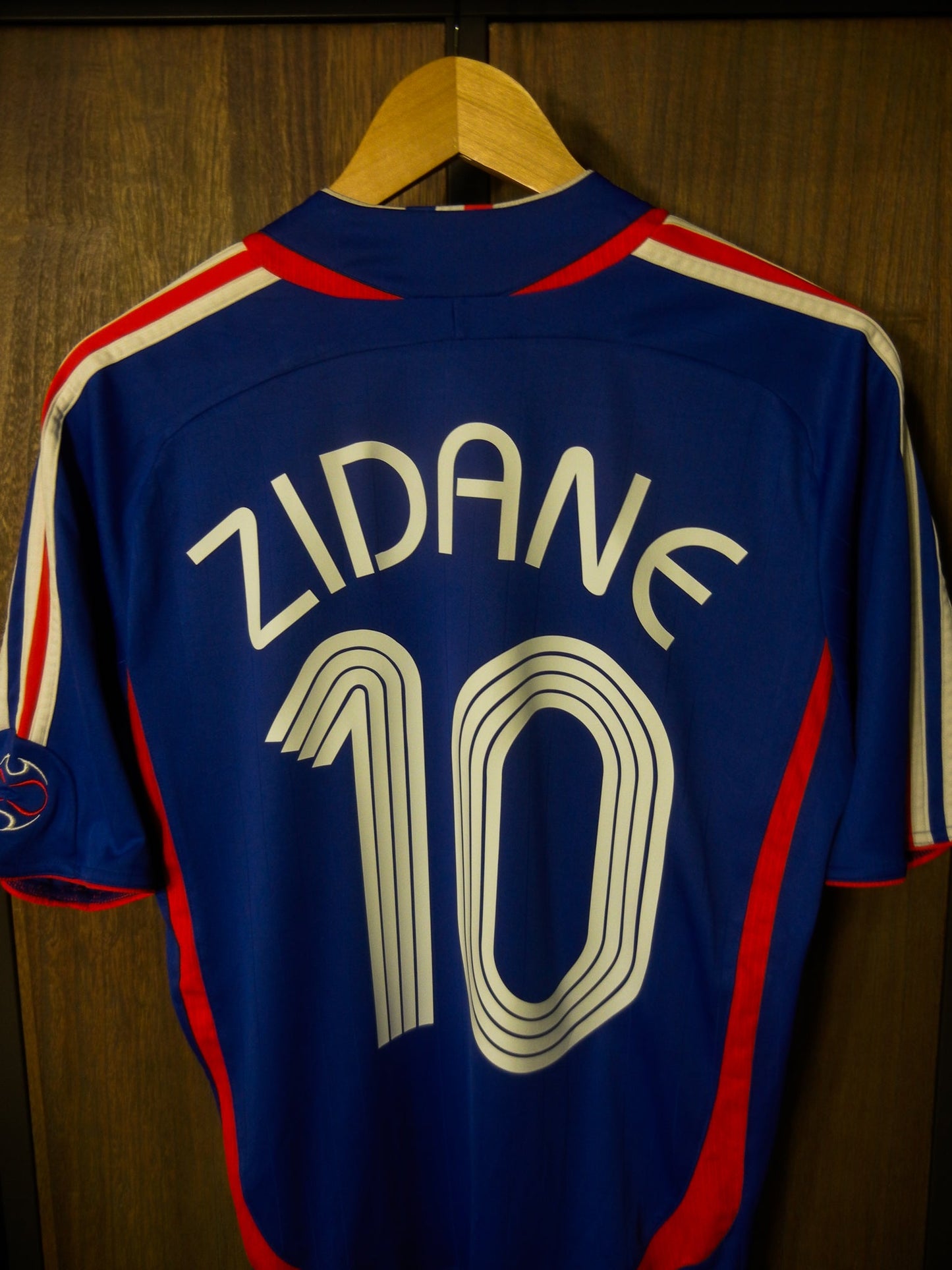 France 2006/2007 Home Jersey – Zinedine Zidane #10 – Size M – Blue Adidas Shirt (MPN: 740126)