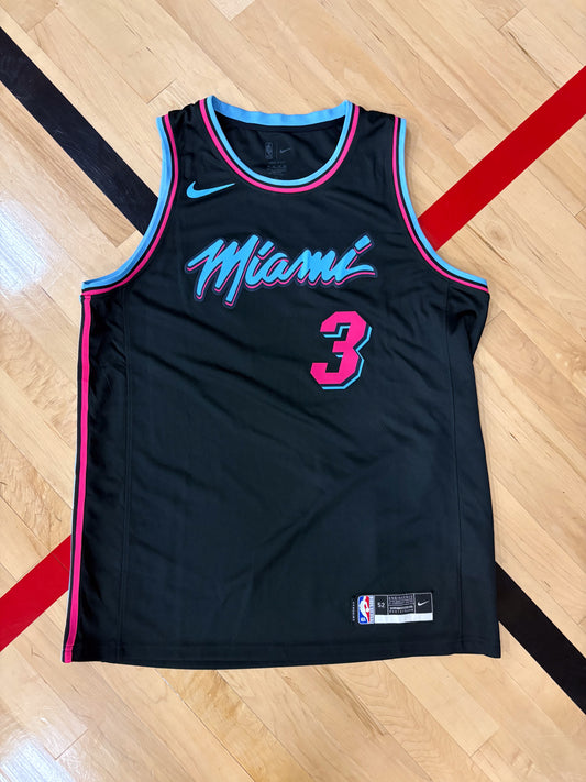 Miami Heat NBA Vice Black Swingman Edition Jersey – Dwyane Wade 3