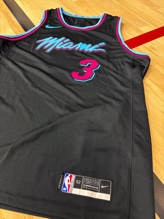 Miami Heat NBA Vice Black Swingman Edition Jersey – Dwyane Wade 3