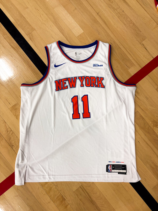 New York Knicks White Association Jersey – Brunson Edition Classic Hardwood Style