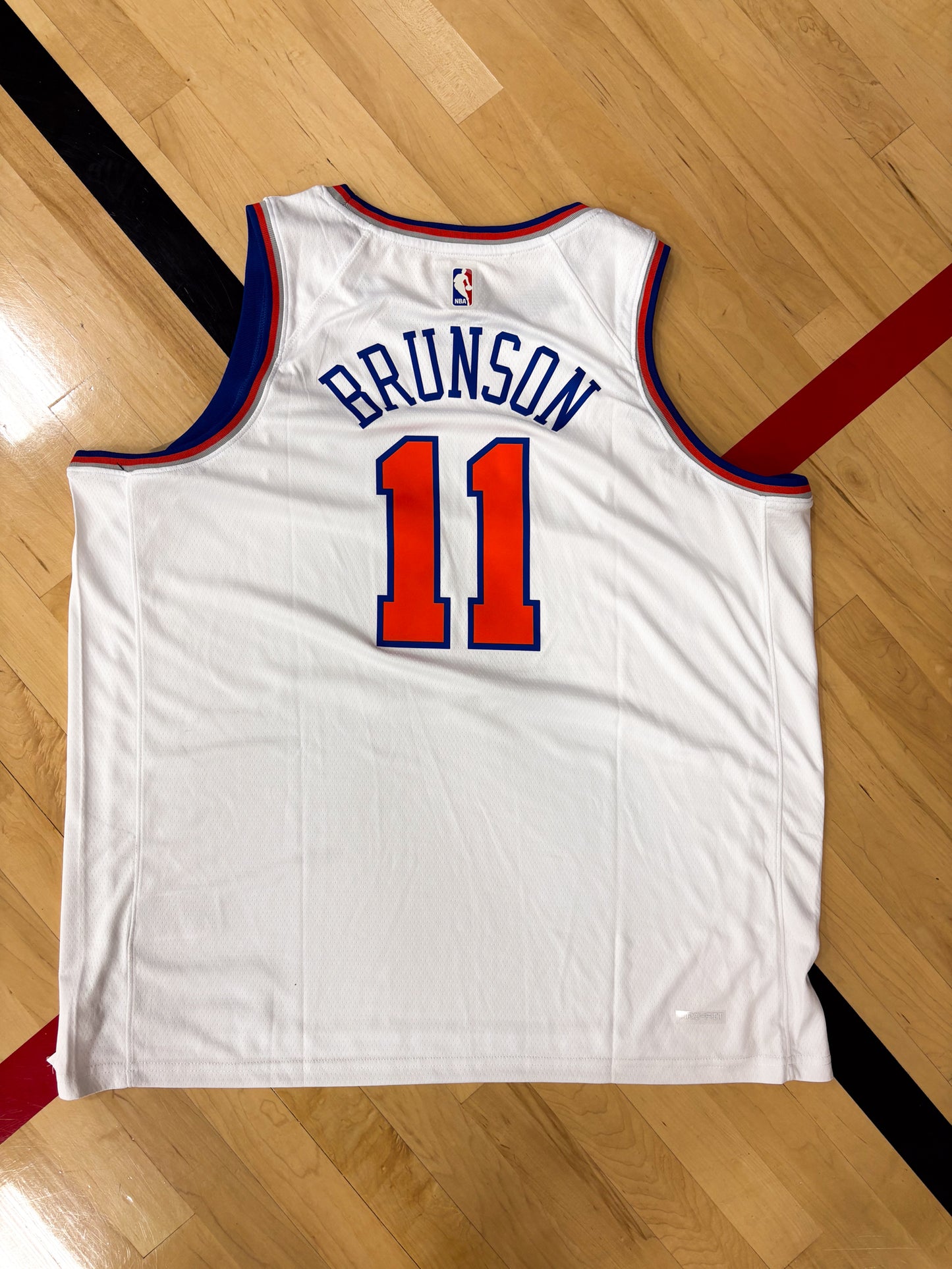 New York Knicks White Association Jersey – Brunson Edition Classic Hardwood Style