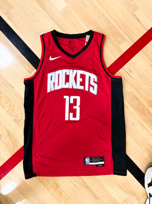 Houston Rockets Red Icon Edition James Harden 13 Jersey – NBA Swingman Classic