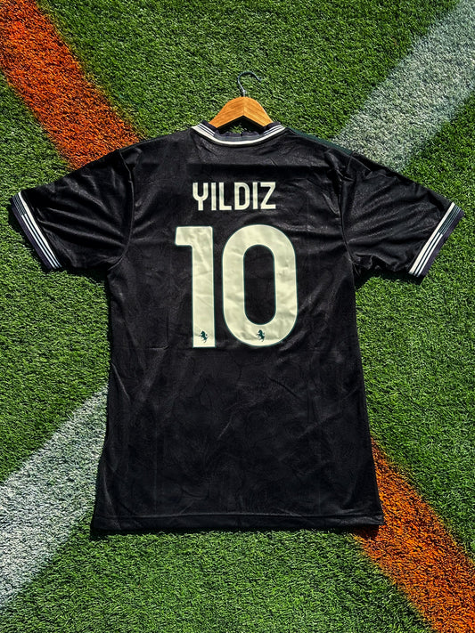 Juventus 2025/2026 Third Jersey – Yıldız 10 Modern Black & Neon Edition