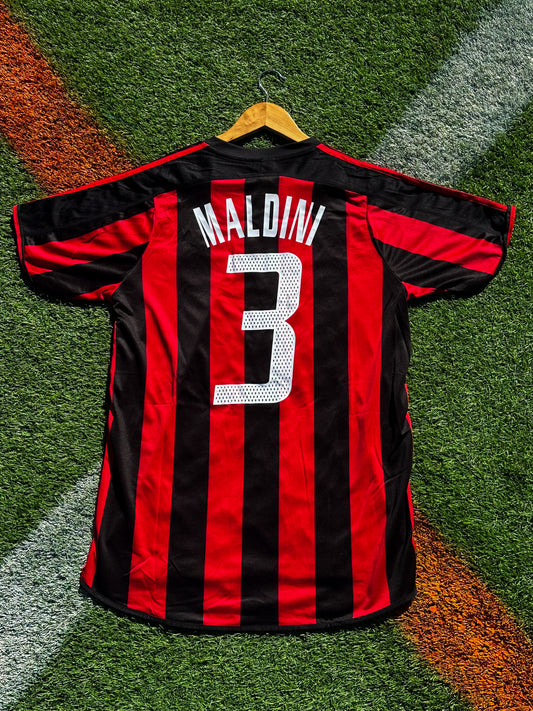 AC Milan 2004/2005 Home Vintage Soccer Jersey – Retro Rossoneri Classic