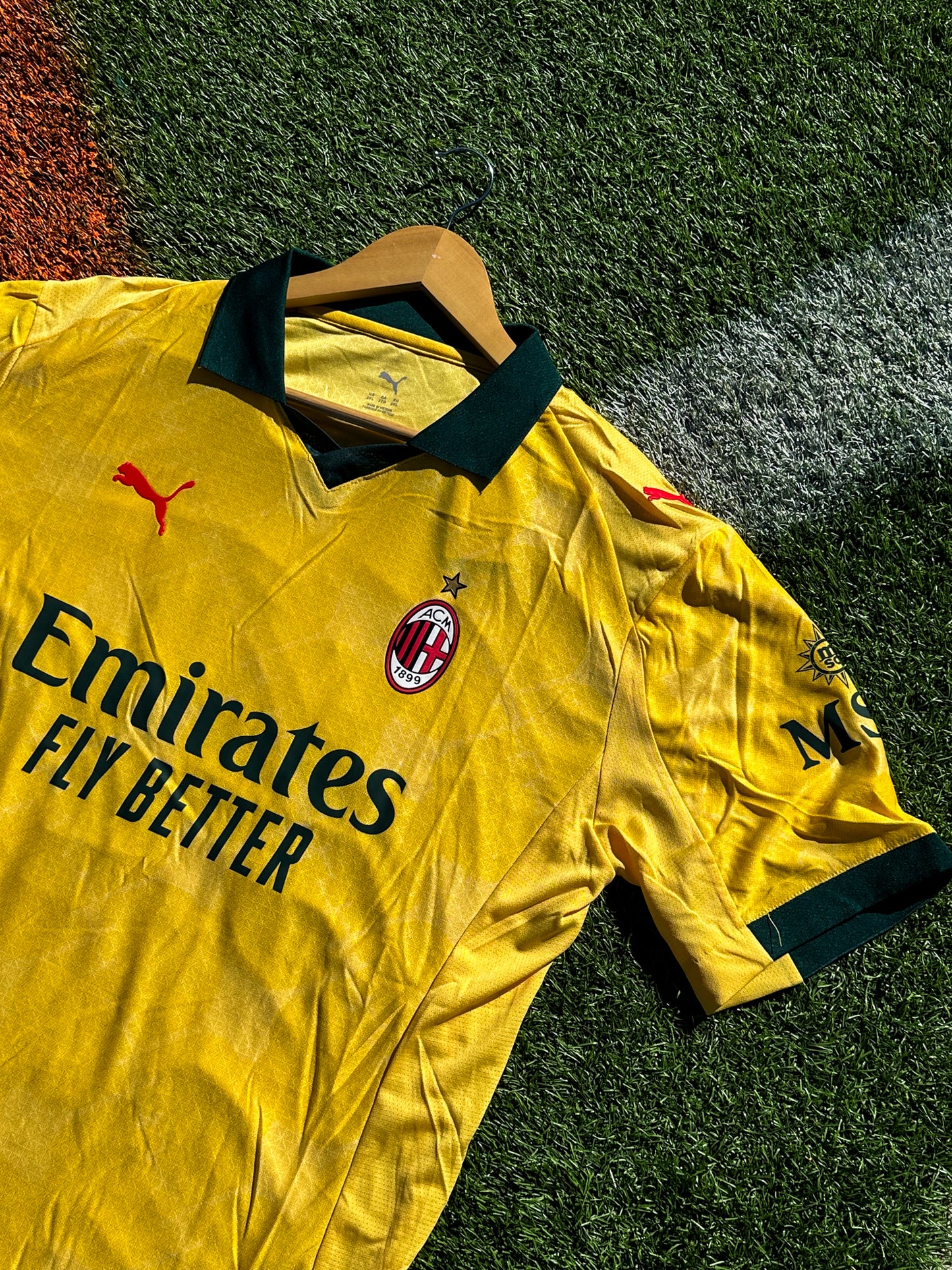 AC Milan 2025/2026 Third Jersey – Modrić 14 Yellow Edition Vintage-Inspired Alternate Kit