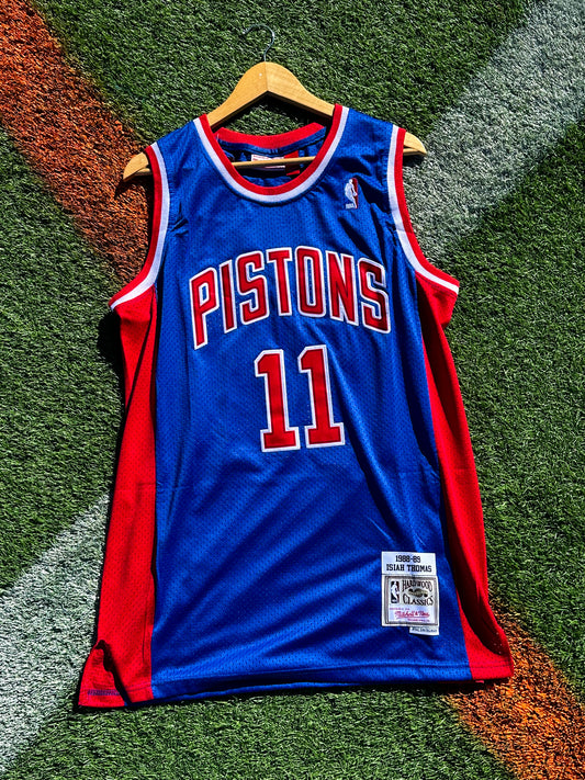 Detroit Pistons 1998/1999 Hardwood Classics Jersey – Isiah Thomas Vintage NBA Edition