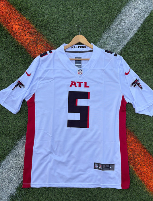 Atlanta Falcons White & Red NFL Game Jersey – Classic Team Edition