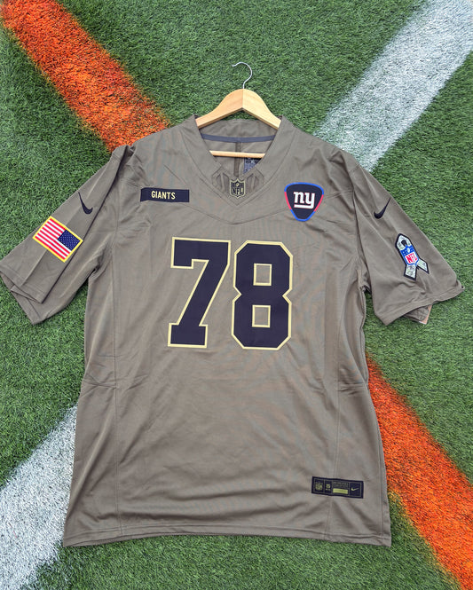 New York Giants Salute to Service Army Green NFL Jersey – Military Tribute Edition