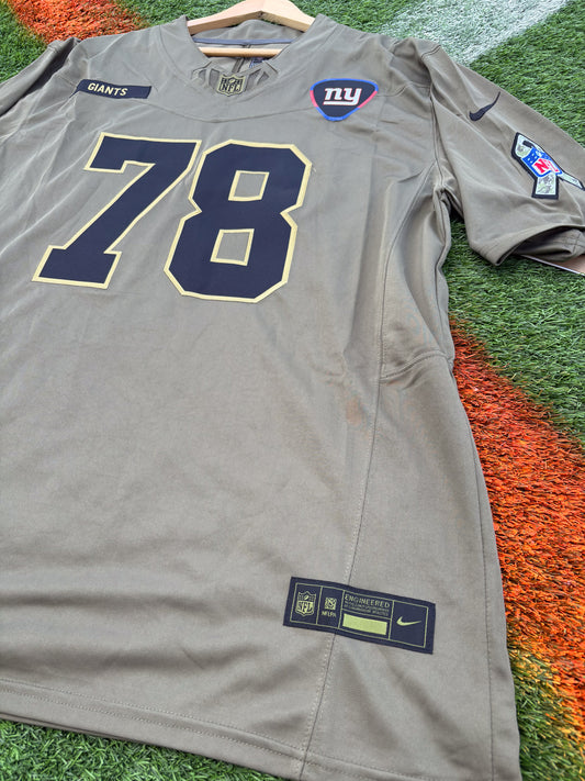 New York Giants Salute to Service Army Green NFL Jersey – Military Tribute Edition