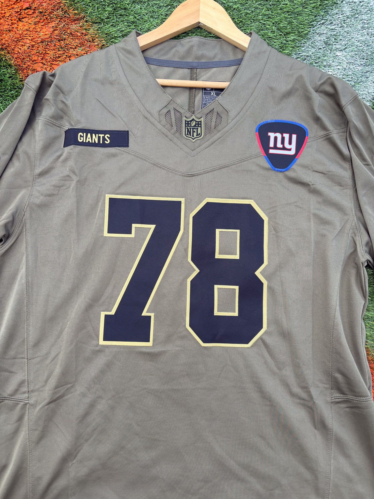 New York Giants Salute to Service Army Green NFL Jersey – Military Tribute Edition