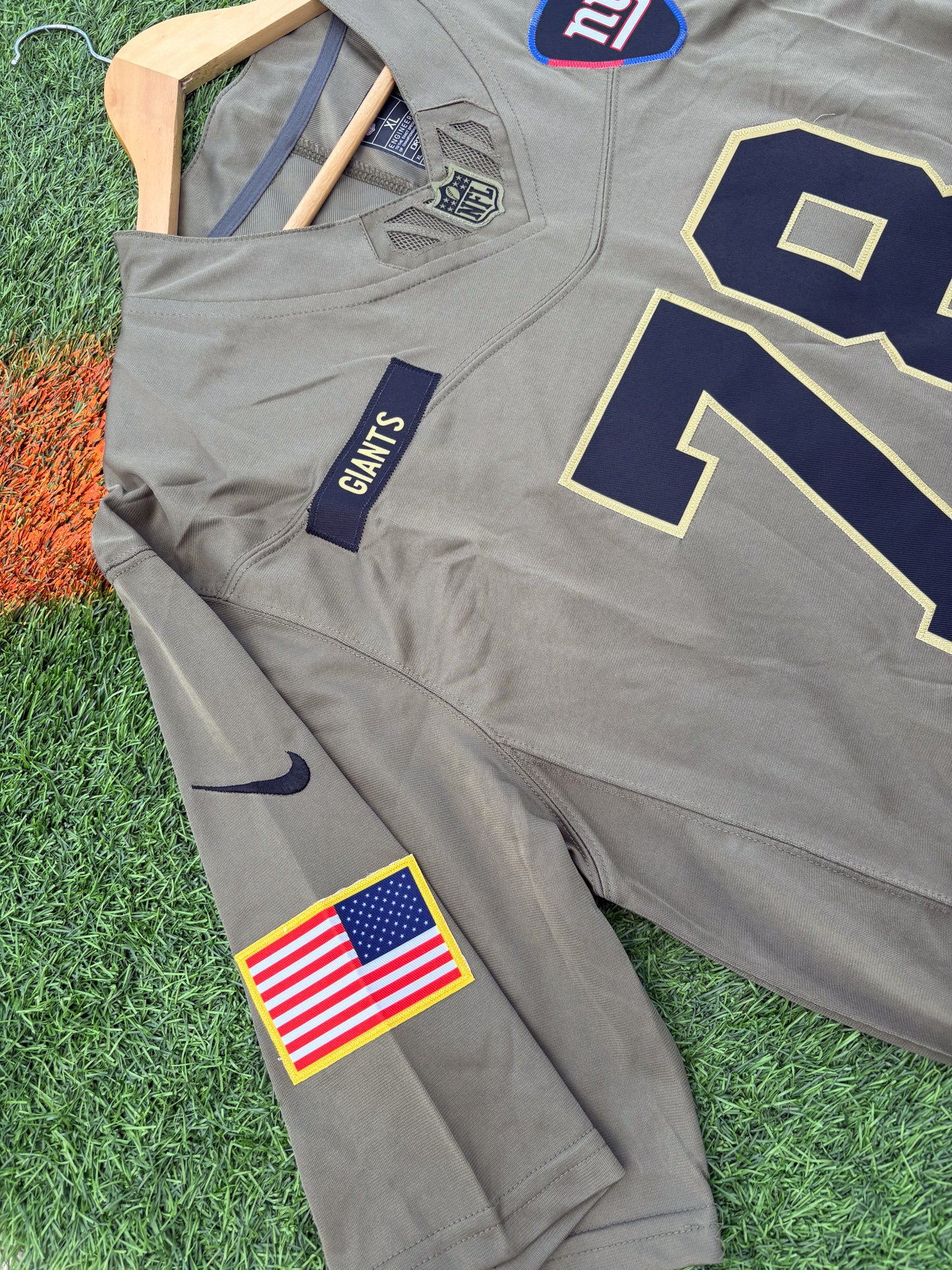 New York Giants Salute to Service Army Green NFL Jersey – Military Tribute Edition