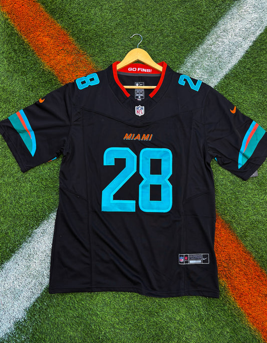 Miami Dolphins “Rivalries & Collections” NFL Game Jersey – Black Neon Edition