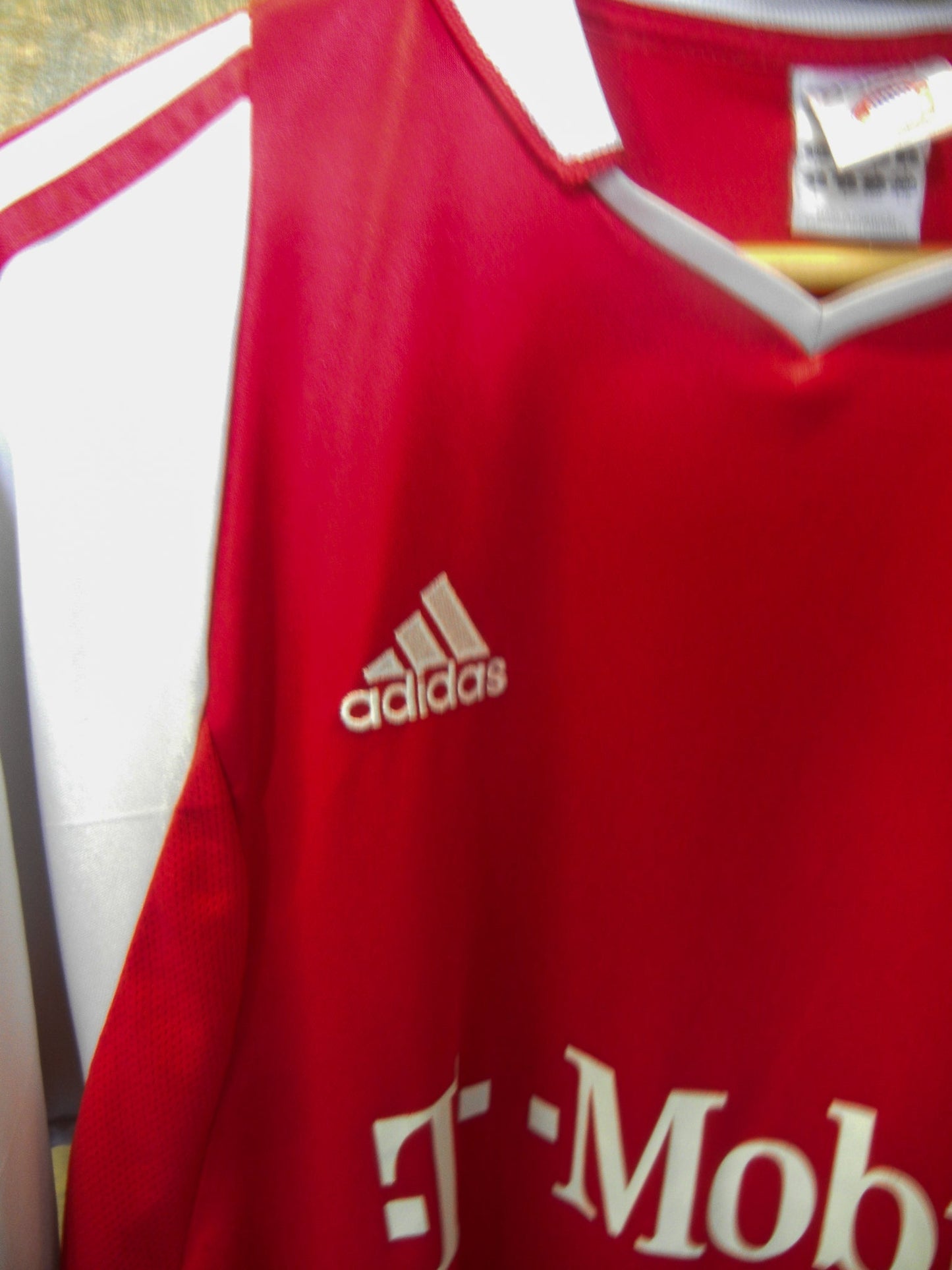 Bayern Munich 2003/2004 Home Jersey – Ballack #13 – Size L – Red Adidas Shirt (MPN: 021552)