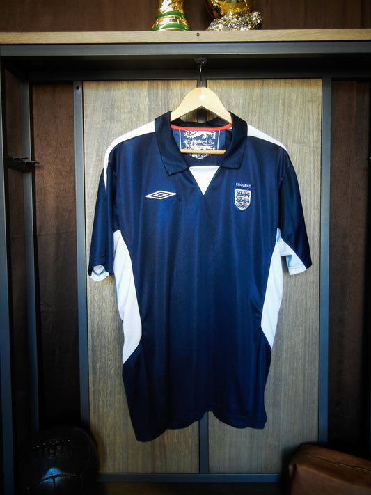 England 2002/2004 Black Training Top – Size XL – Umbro Training Jersey (MPN: N/A)